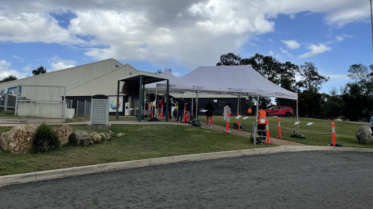COVID: A walk-in Pfizer COVID-19 vaccination clinic supported by BHP in Muswellbrook on Friday, October 15 2021. Picture: Mathew Perry