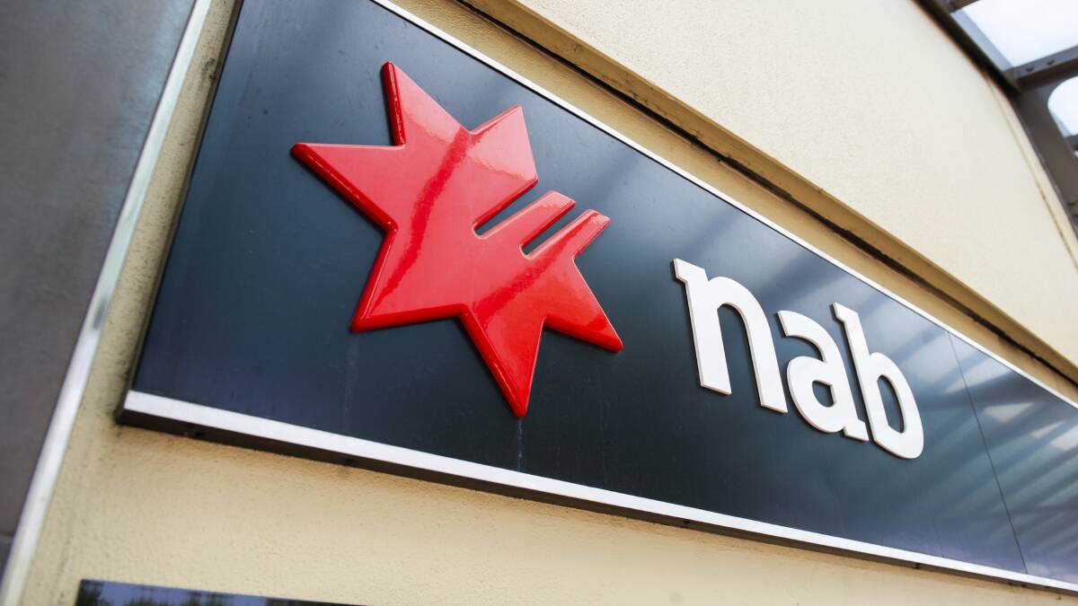 National Australia Bank logo. Picture by Dion Georgopoulos