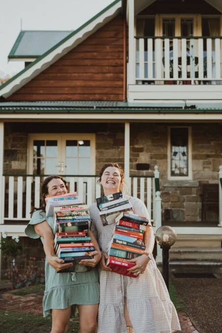 Reading Retreats Australia founders Emily Devine and Katie Bleus. Picture supplied