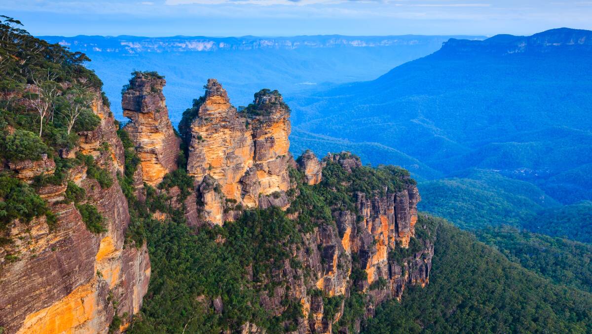 The Three Sisters in the Blue Mountains, whose council embedded rights of nature principles into its operations. Picture Shutterstock