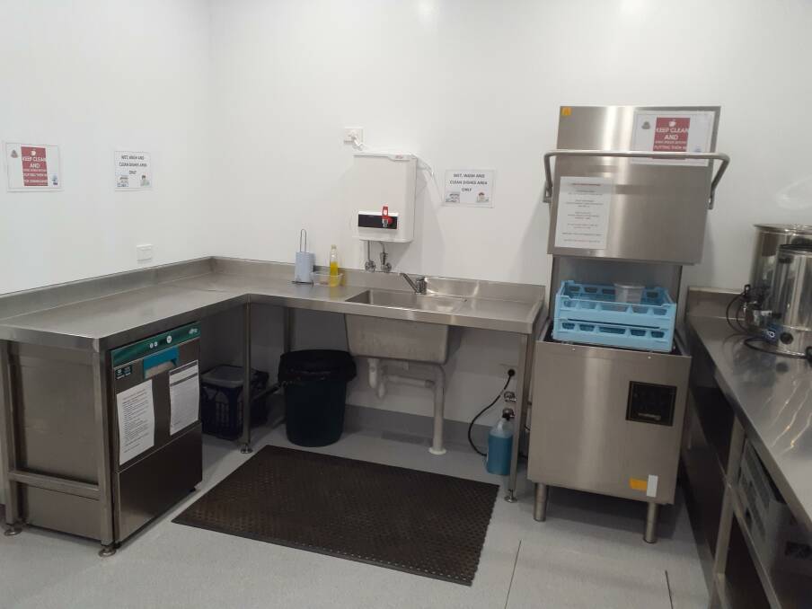 New wet wash and clean area. Photo supplied.