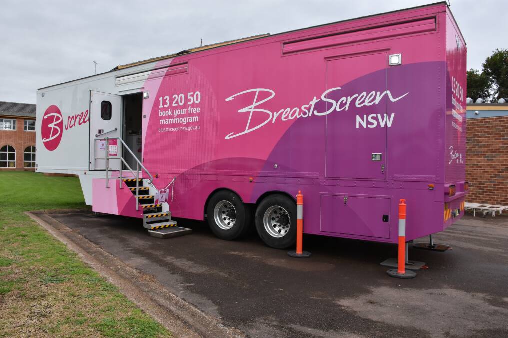 Free breast cancer screening returns to Singleton until September 4 with the unit located at the Mercy Nursing Home, Combo Lane.