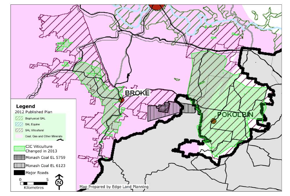 Changed Critical Industry Cluster Viticulture Source: Upper Hunter SRLUP & CIC GIS Layers