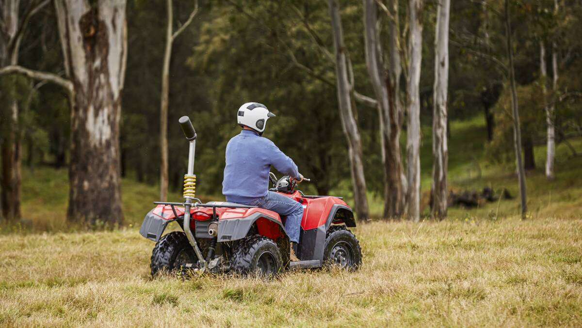 RULES: From October 11 all new and second-hand imported utility quad bikes must be sold with a pre-fitted roll bar.
