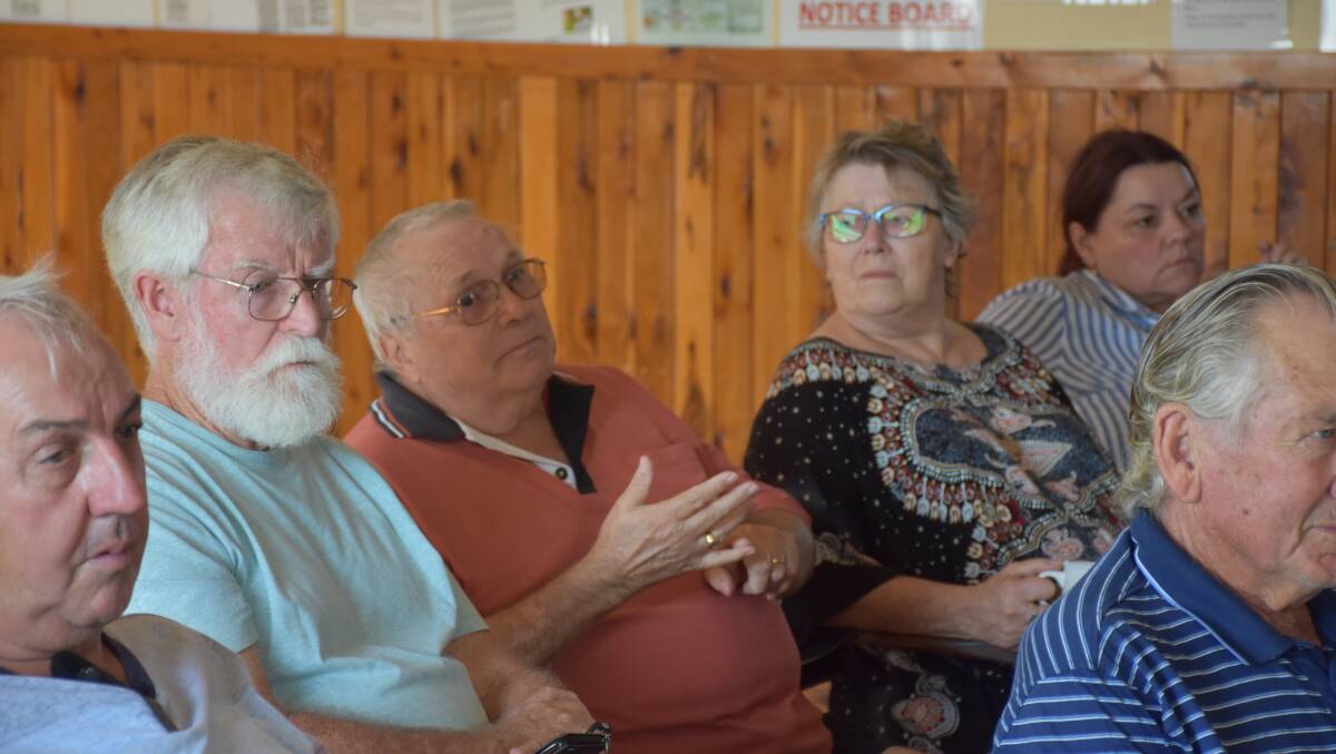Whiitingham residents speak about their frustration with RMS and its failure to losten to their concerns about the New England Highway.