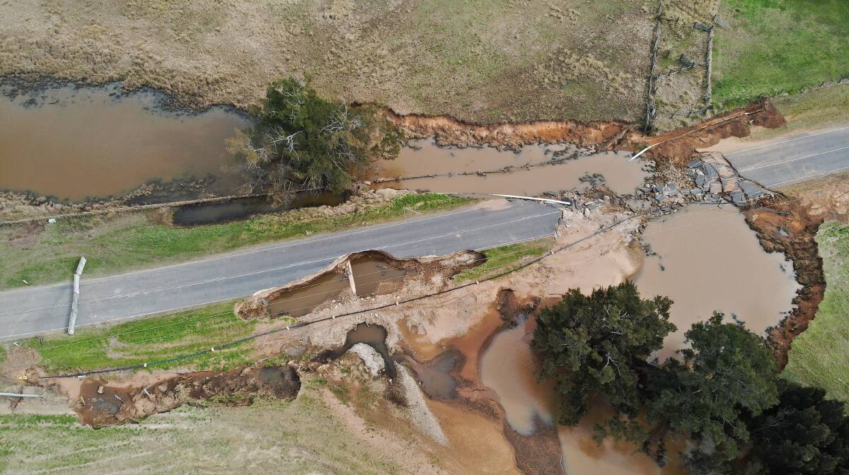 Now repaired, Broke Road suffered significant damage in the July 2022 flood cutting off the village from its most direct access to Singleton. Picture supplied