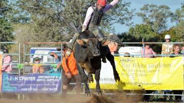 Plenty of spills and thrill at the annual Singleton Rodeo to be held on Saturday 27 April. Picture supplied