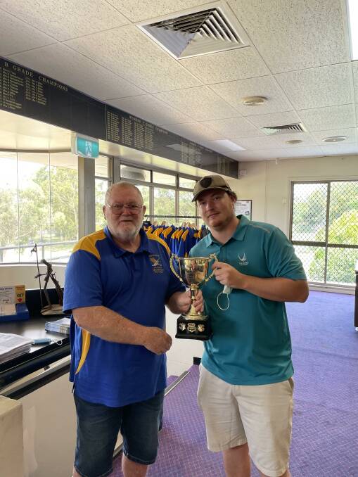 Joshua Tracey became the A Grade Club Champion. Photos supplied.
