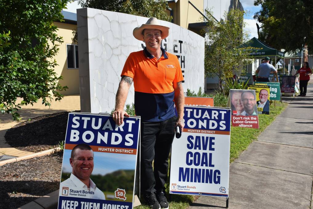 NEW BRAND: Stuart Bonds now running as an Independent for the seat of Hunter.