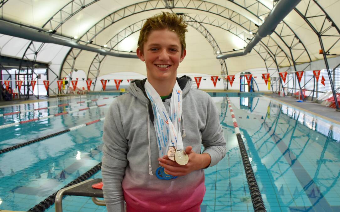 SWIMMING STAR: 11-year-old Billy Moody performed exceptionally at the NSW Country Champs.