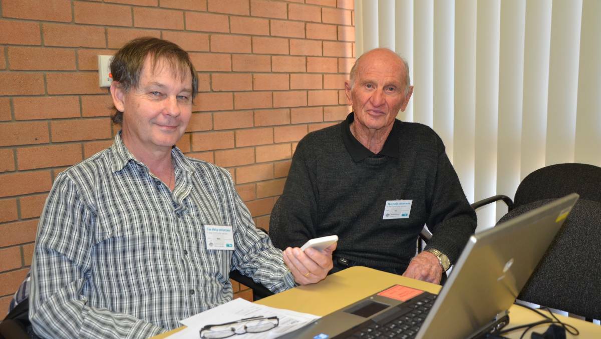 Walter Flaks and Jim Papworth will help you submit your E-Tax form for free.