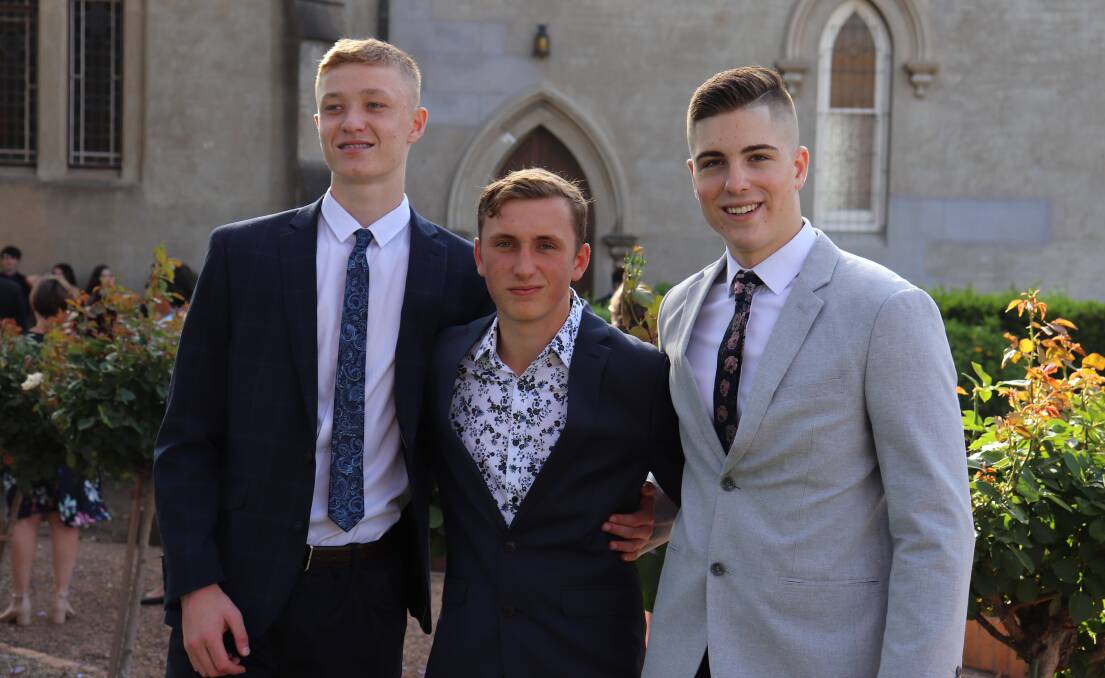 Will Partridge, Kye Dann and Cambell Bodiam.