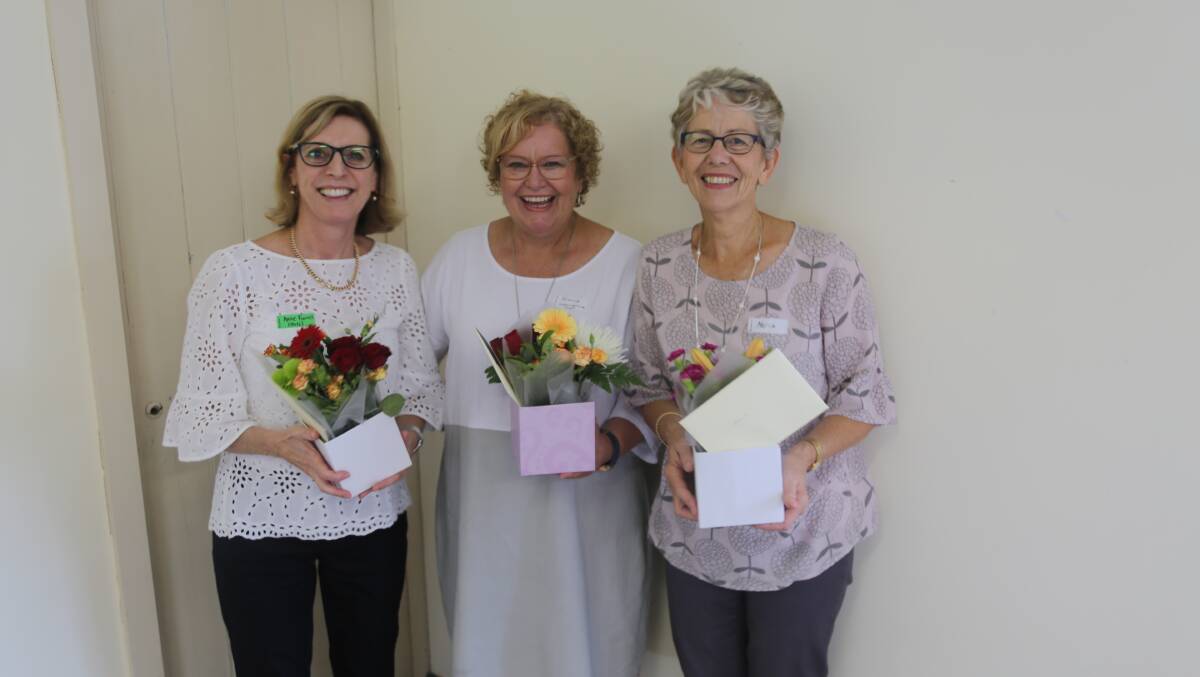 Anne Farrell ( Sydney ), Dianne Lawrence and Maria Walker (both of Sedgefield ) who organised the reunion.