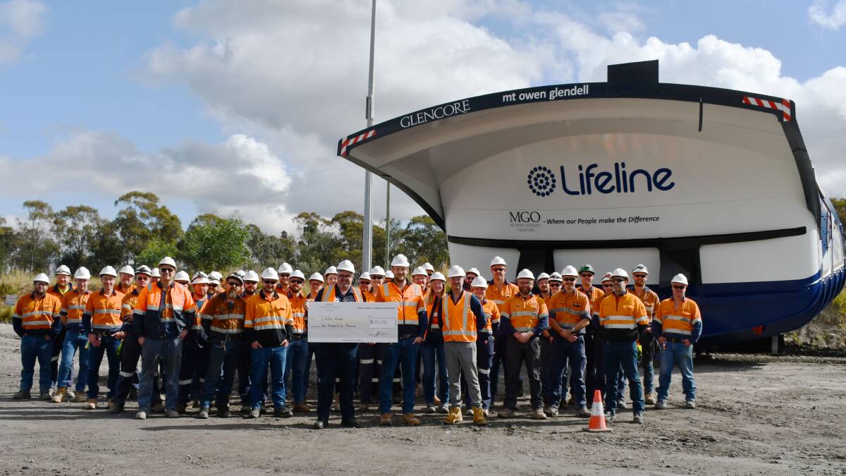 IMPORTANT: Glendell operation showed their support of Lifeline. Photo supplied,