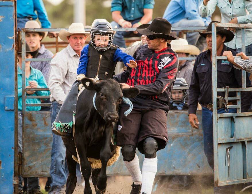 All the thrills and spills of the rodeo will be on show at the Singleton showground on Saturday, April 24. Photo supplied.