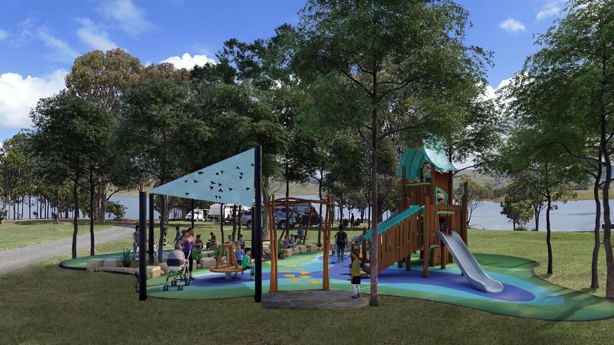 Lake St Clair playground concept plan. Picture supplied.