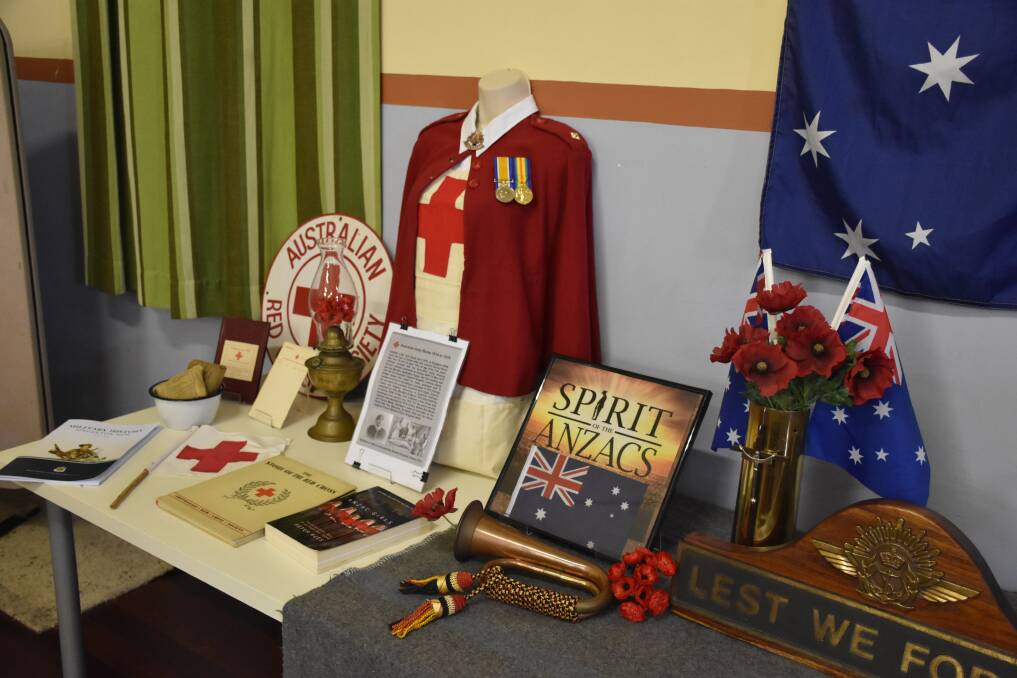 REMEMBERING: Part of the historical display to commemorate the centenary of Armistice Day.