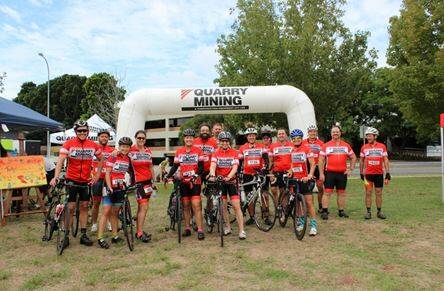 BACK ON: 2019 Mailrun Charity ride attracted 467 riders and raised $41,942 for Singleton Family Support. Major sponsor once again is Quarry Mining. Photo supplied.