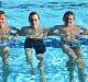 TERRIFIC TRIO: Singleton Amatuer Swimming Club members Lachlan Fleming, Liam Byrne and Billy Moody. Photo 2019.