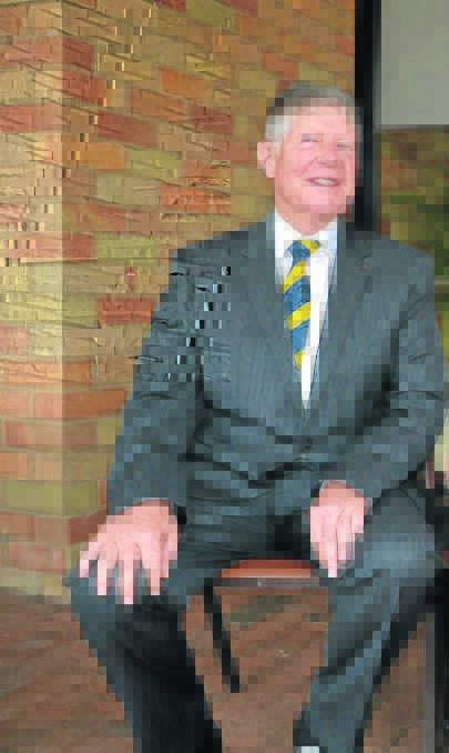 Ian Bailey OAM at Australia Day celebrations in Singleton 2015.