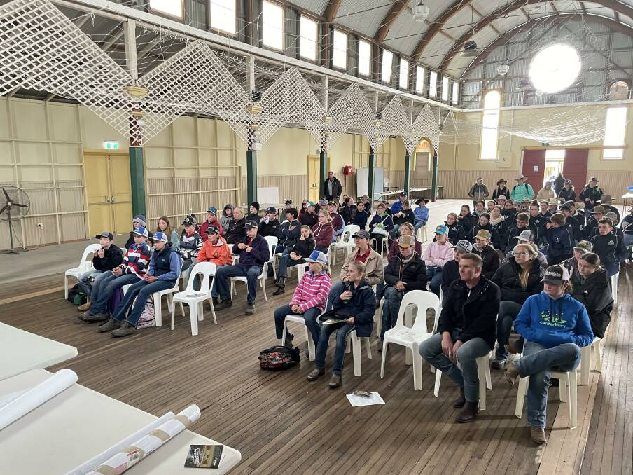 KEEN TO LEARN: Around a 100 students attended the recent Singleton Beef & Land Management Education day.