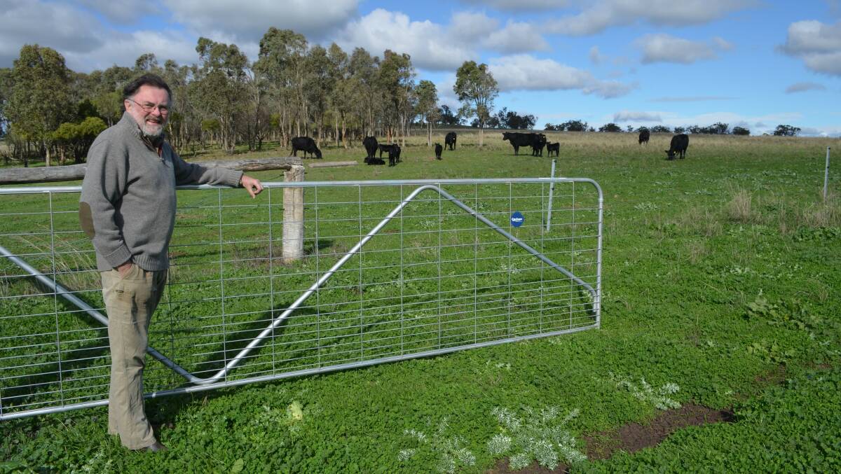 MANAGEMENT CHANGES: Martin Nixon, "Merriwa Park", Merriwa where funding from the Hunter LLS grants scheme has improved sustainability and productivity.