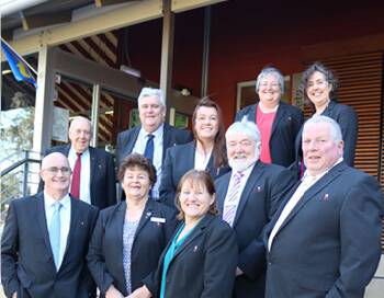 Singleton's current ten councillors. Photo: Singleton Council.