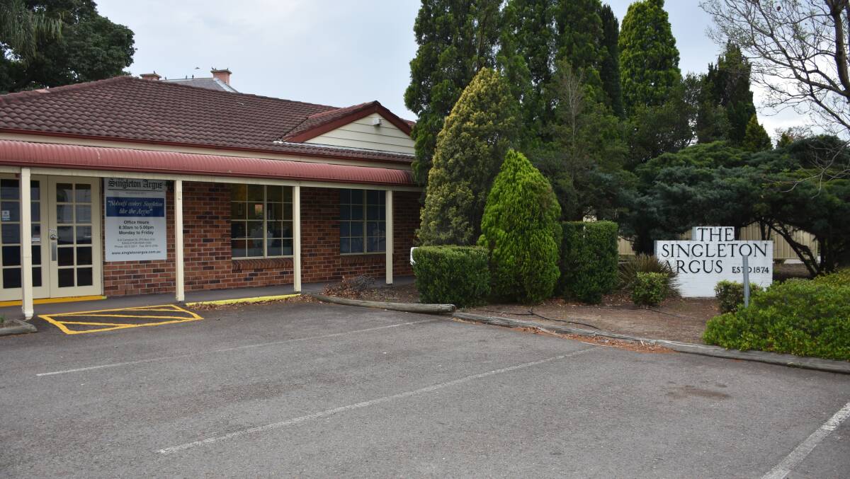 FUTURE: The home of the Singleton Argus is for sale but the newspaper will continue in a new home.