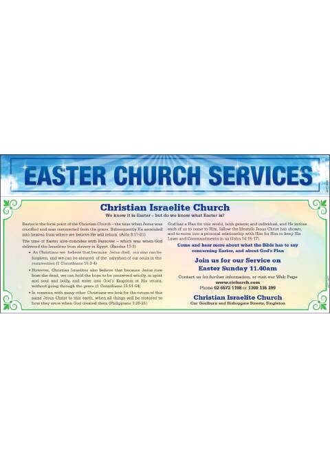 Easter Church service