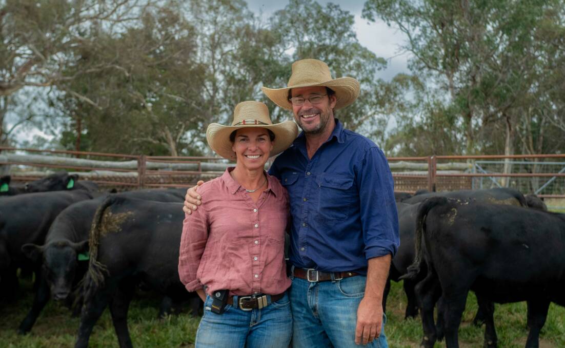 Erica and Stuart Halliday, Ben Nevis Angus, Walcha. Picture supplied