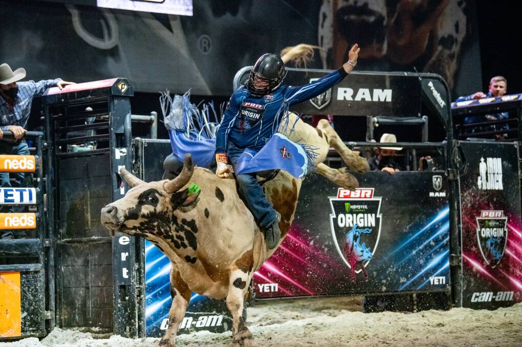 NSW team in action at PBR series. Photo supplied.