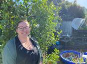 INTHE PATCH: Singleton Seed Library volunteer coordinator Pearl Garrett in her veggie garden in Singleton. 