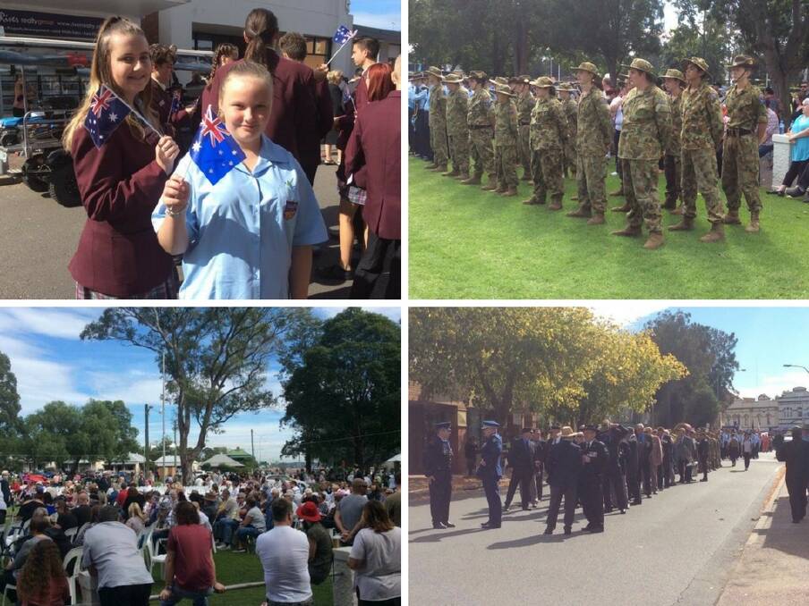 Maitland Anzac Day march. Picture: Amanda Playford