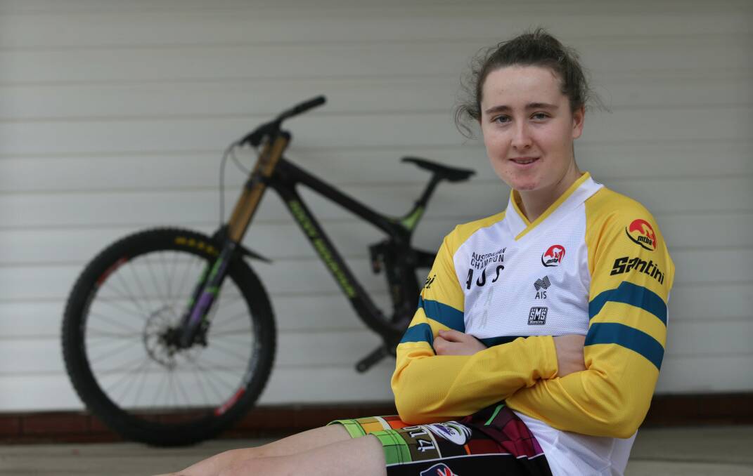 On track: Cassie Voysey will still get to compete at the World Juniors in Europe after restrictions are set to be eased later this year.Picture John Veage