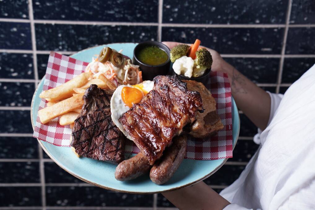 FRY UP: The Huntlee Tavern serves modern Australian pub food, with a focus on quality steaks.
