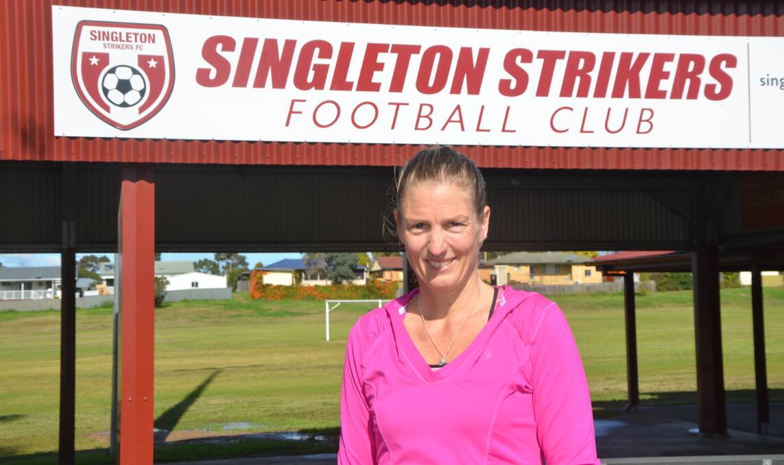 ON THE BALL: Singleton Strikers women's team manager Tove Crosswell is guiding the Storm in 2020.