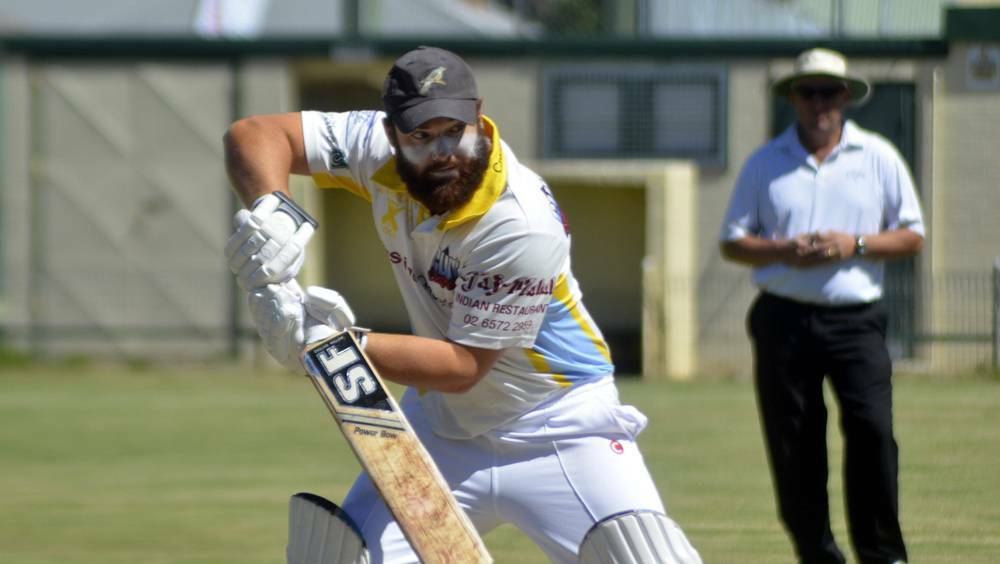 TOP KNOCK: Creeks opener Myles Cook belted 116 in his side's victory over JPC in the Singleton District Cricket Association.