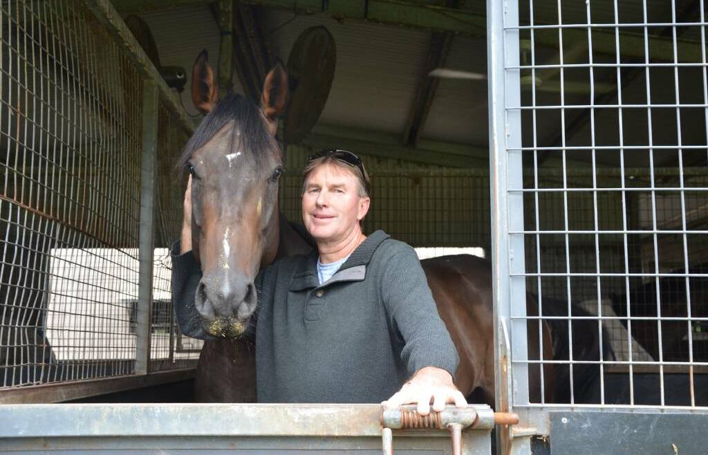 WINNING COMBINATION: Lower Belford trainer Todd Howlett with Two Big Fari. Pic: ROD THOMPSON