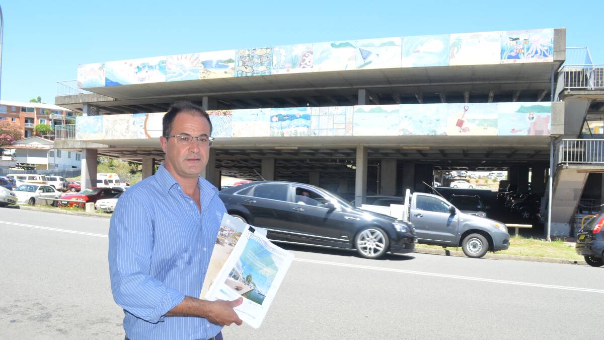 FRUSTRATED: Business owner Allan Cassano believes council's decision to invest in properties outside Port Stephens has come at a cost to Nelson Bay.