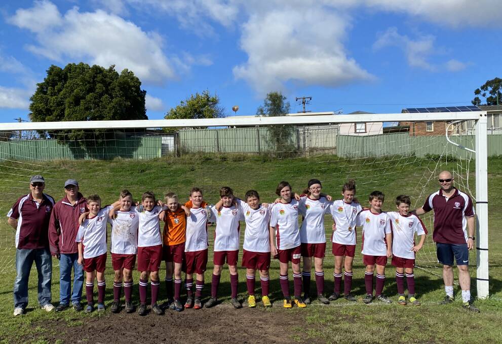WINNING FEELING: The Singleton Strikers U12 side has won all seven of their opening matches.