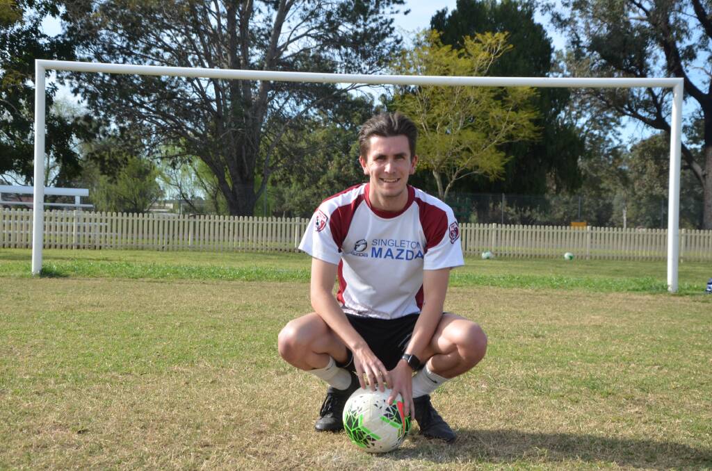 LADDER LEADERS: Singleton Strikers' player Dylan Bentley has spoken about why the team has made such a jump up the table this year.