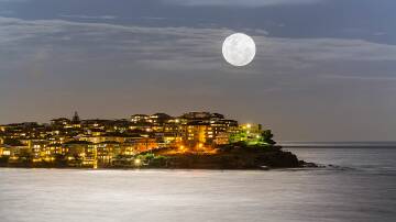 BIGGER, CLOSER: A supermoon over Bondi ... keep your eyes peeled on July 15 and August 11.