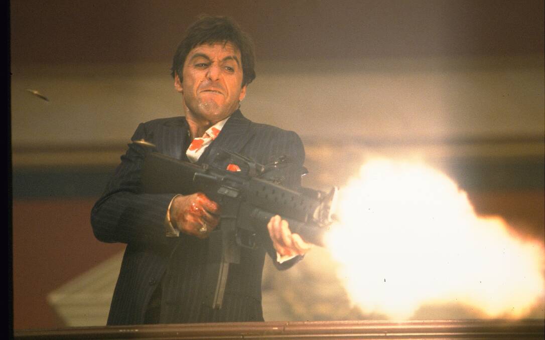 Al Pacino in Scarface. Picture: Supplied