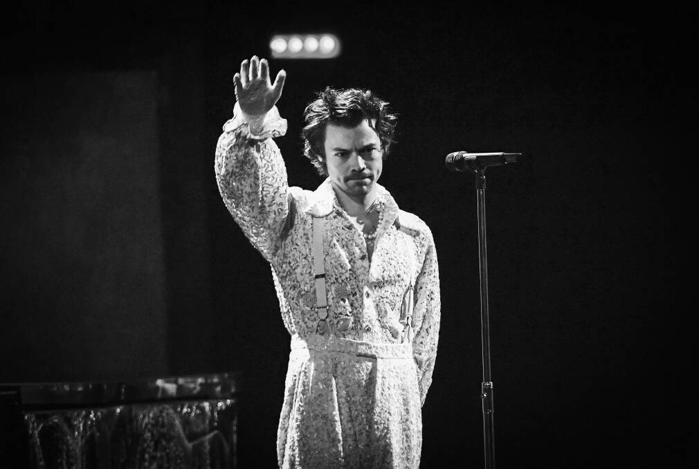 Harry Styles performs during The BRIT Awards 2020. Picture: Getty Images