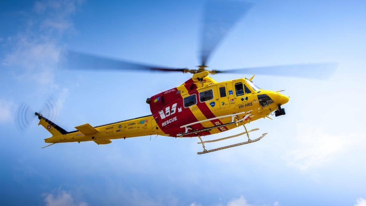 Woman flown to John Hunter after being struck by large rock