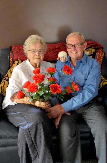 CARING COUPLE: Phyllis and Bill met later in life and were married at the age of 85. The lively couple, who have both lived adventurous lives on the land, are now looking forward to spending another Valetine's Day together. 