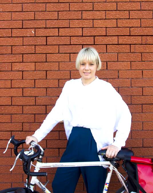 TRIP OF A LIFETIME: Singleton's Bobbie Bayley has been awarded the prestigious Byera Hadley Travelling Scholarship and will bicycle across Australia. 