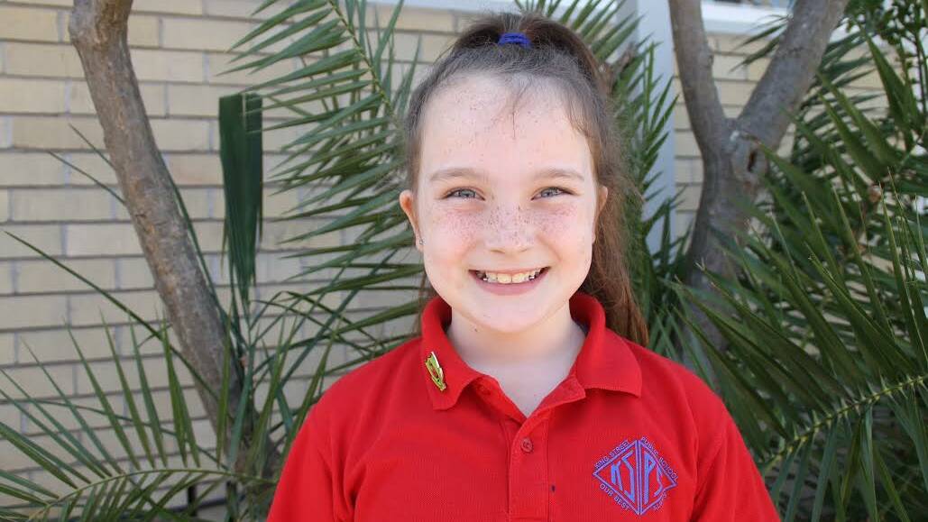  SLIME: Lailah Strahan will head to Newcastle next week to comepete at the Regional Public Speaking compeition. 