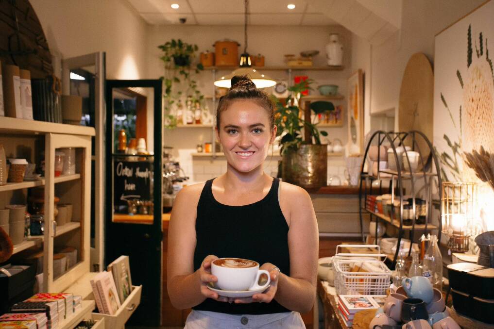 BIG WIN: Worn Out Wares have been crowned the best coffee in Newcastle and the Hunter by the AGFG. Pictured head barista Meg Christensen. 
