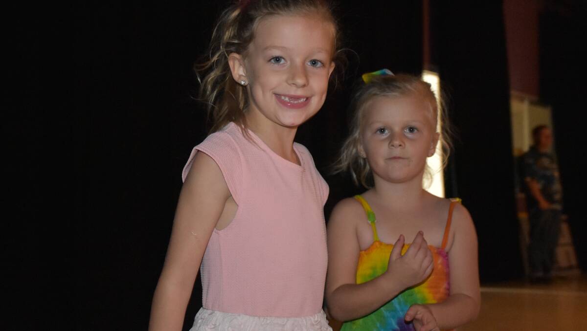 Isabella and Skyla Shirtcliffe having a boogie during school holiday break